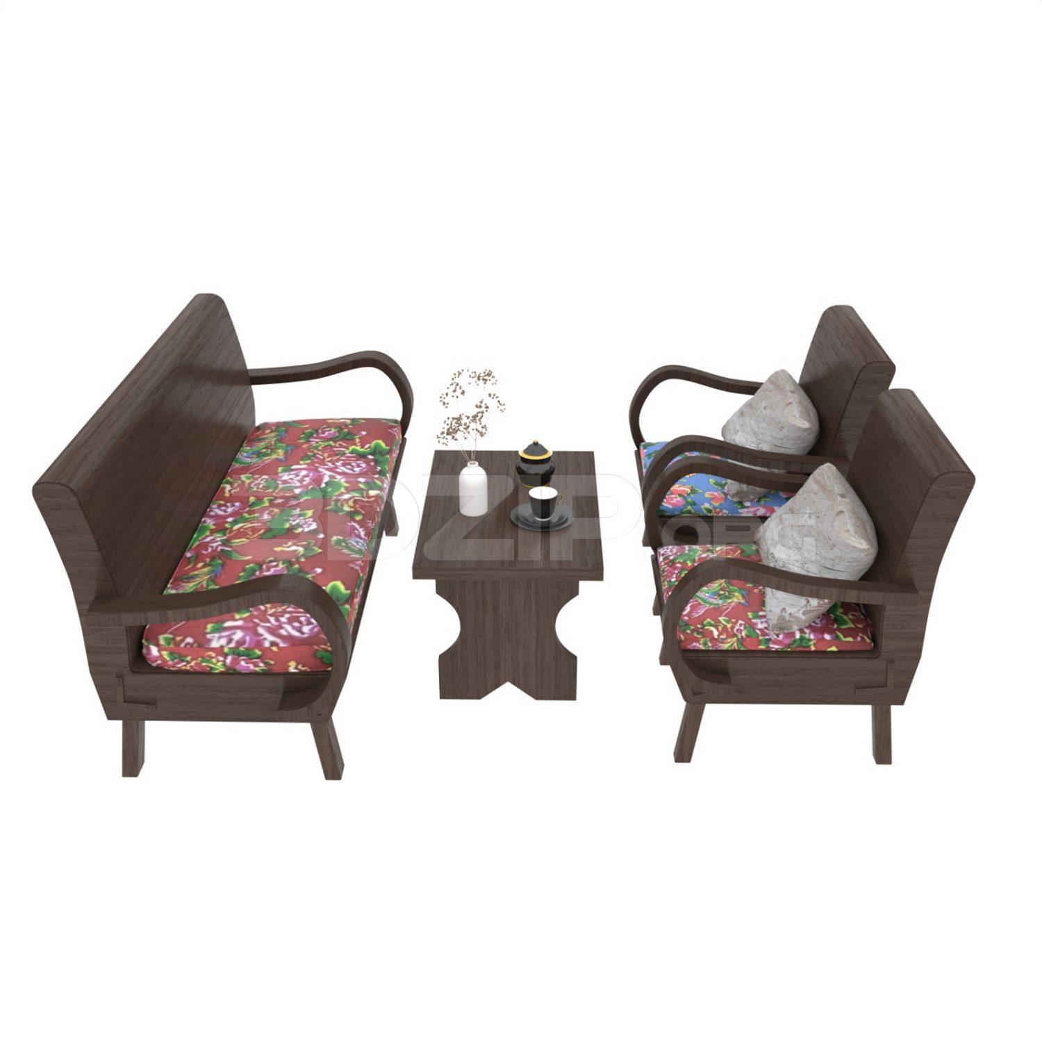 Chair — preview 1, by Luong Dinh Thanh (3dzip)