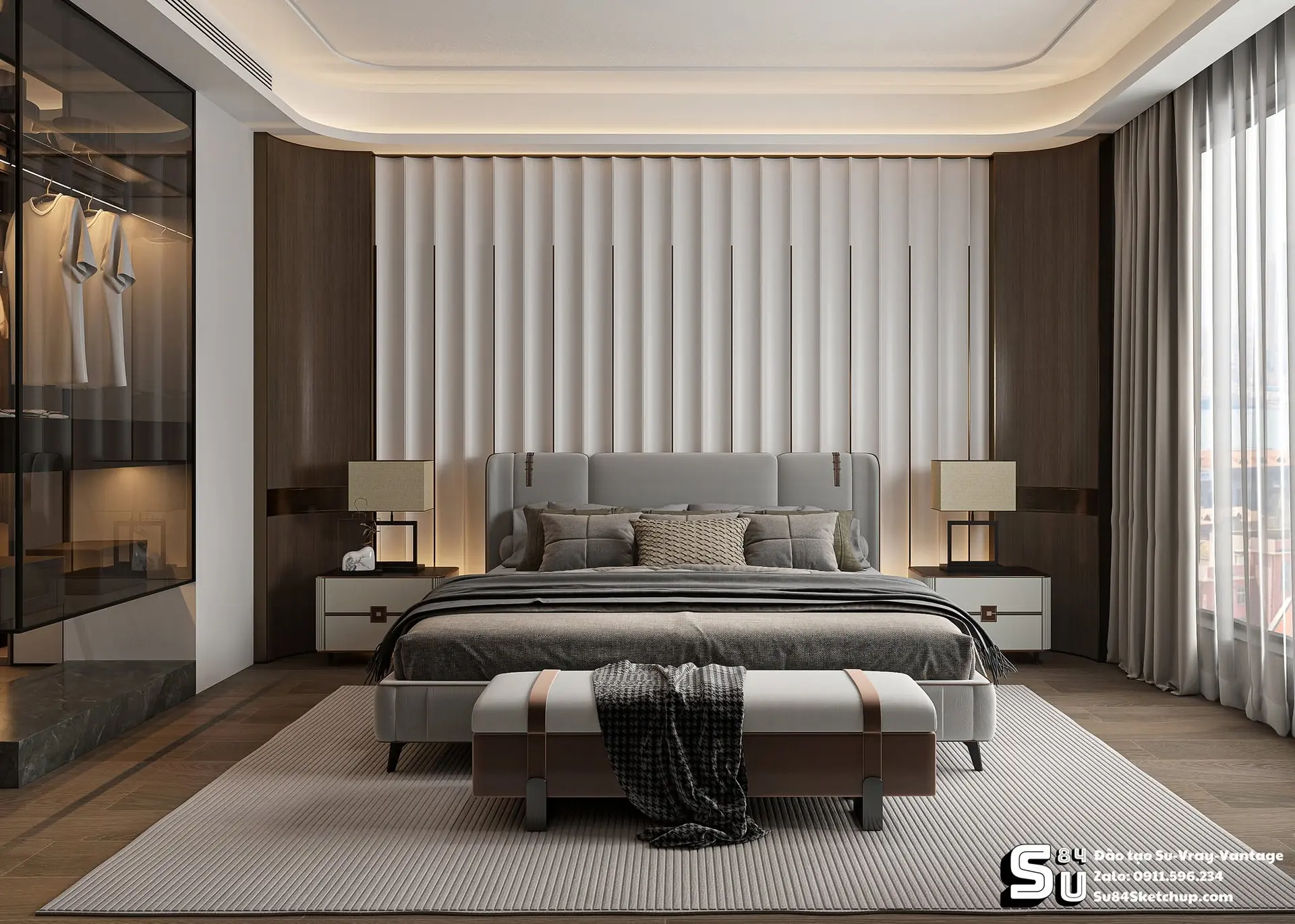Modern Luxury Bedroom Interior