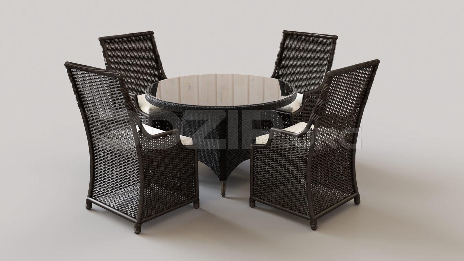 Table And Chair — preview 1 (3dzip)