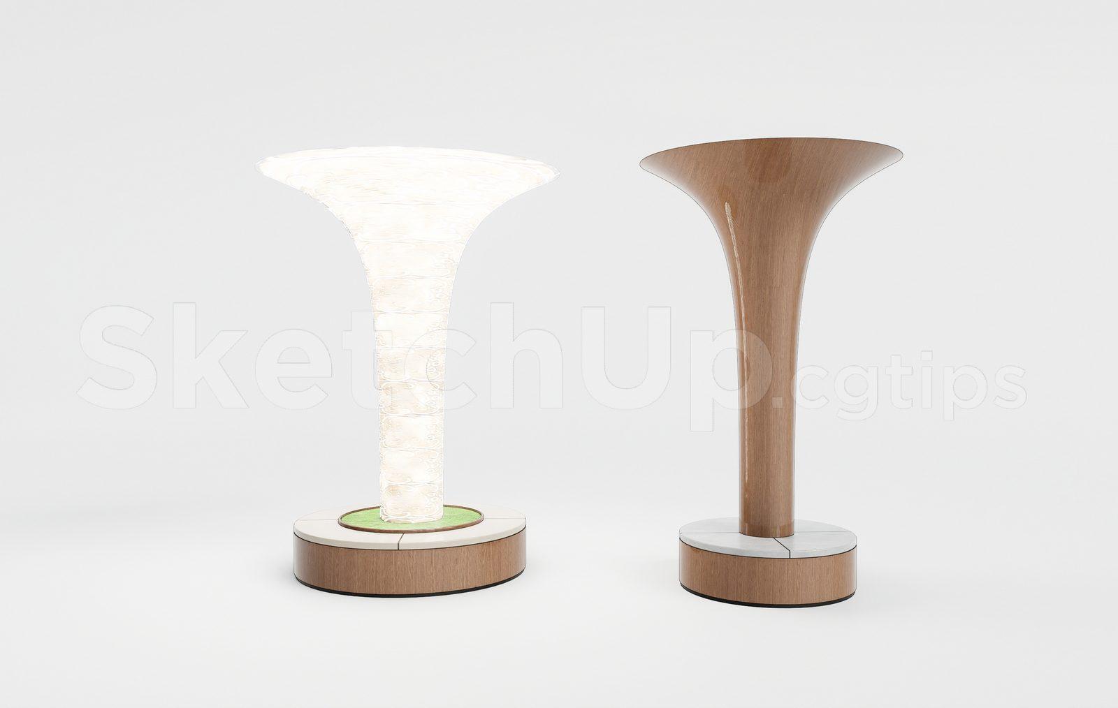 Modern Luxury Interior Lighting Columns