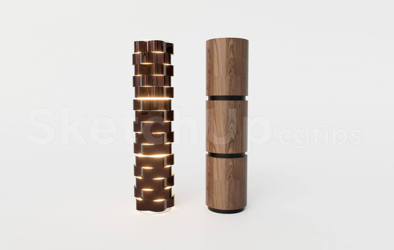 Modern Wooden Table Lamp