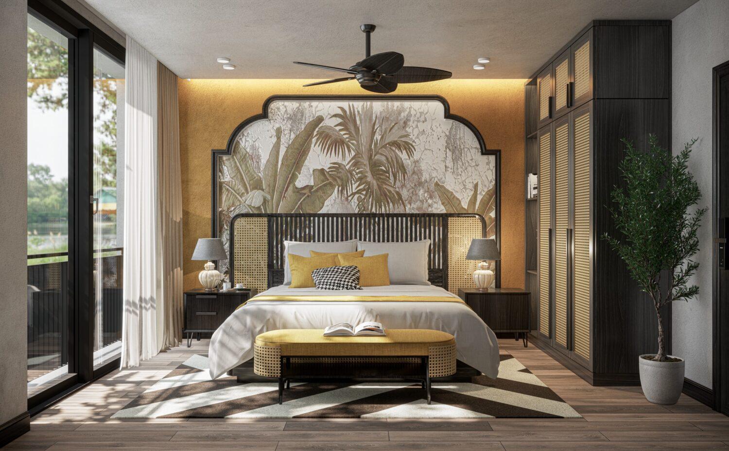 Indochine Bedroom Interior