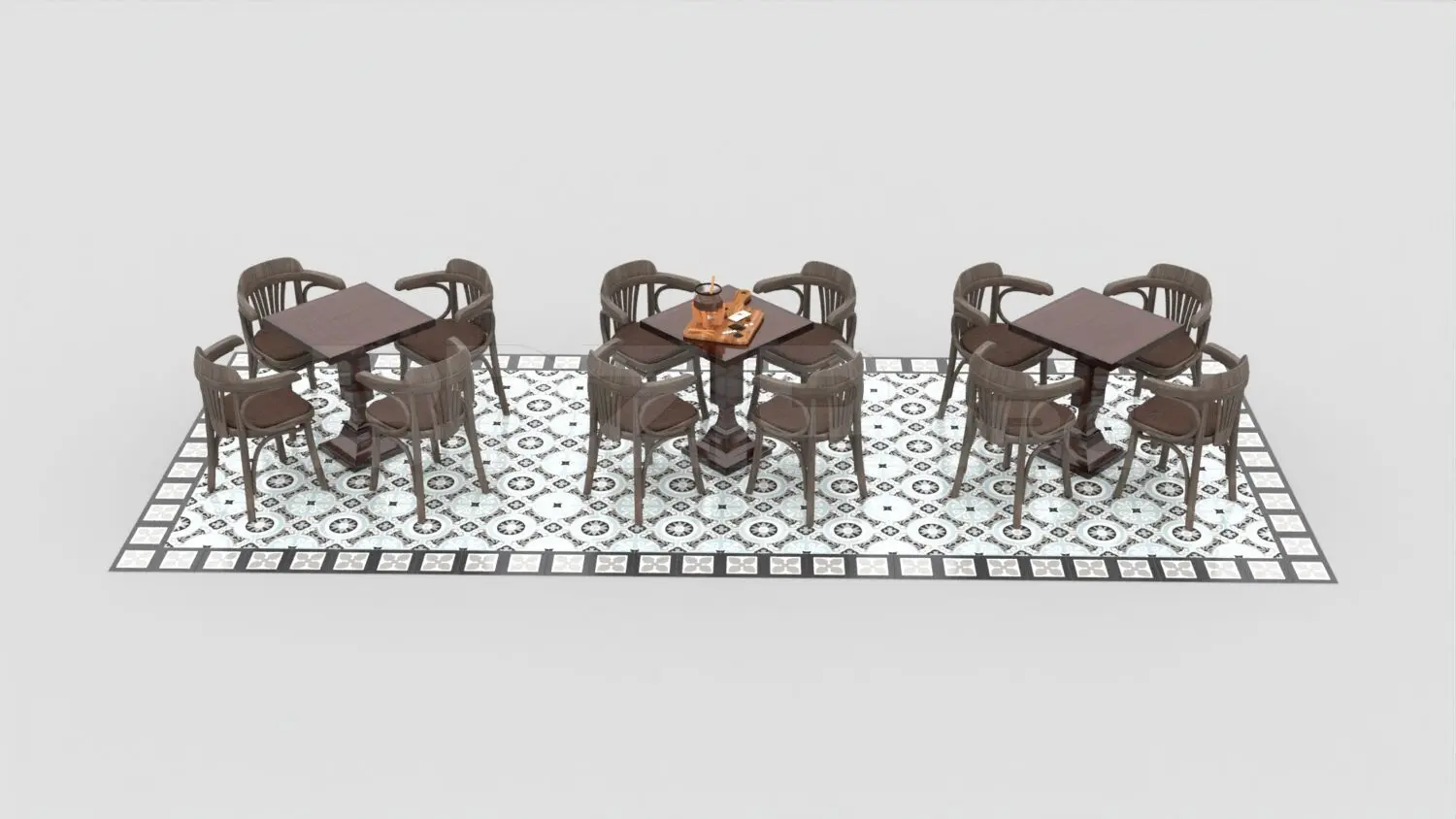 Coffee Table — preview 1, by Le Minh (3dzip)