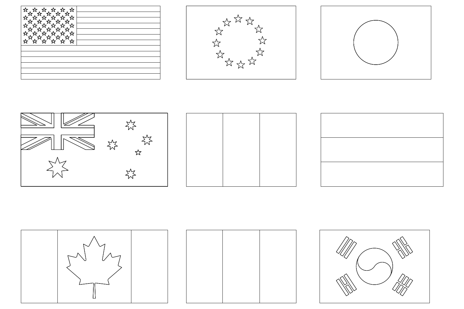 The most famous flags