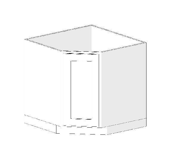 Farmhouse Style Corner Cabinet