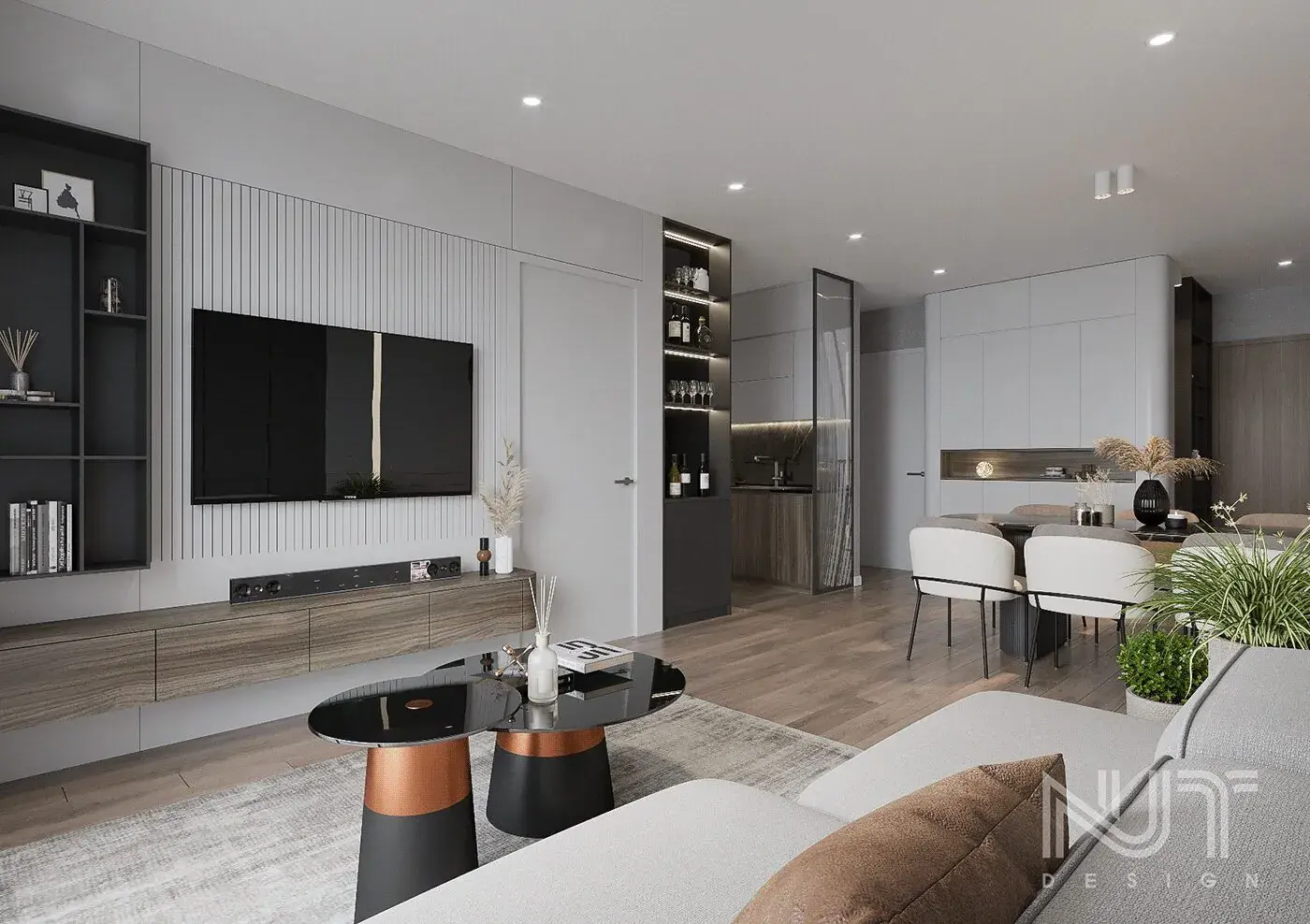 Interior Kitchen – Livingroom 255 Scene