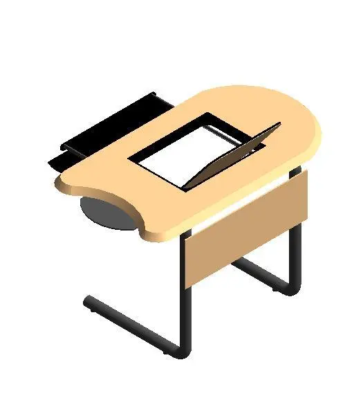 Smartdesk Pi — preview 1, by CAPALOMINO44 (RevitCity, CC0)