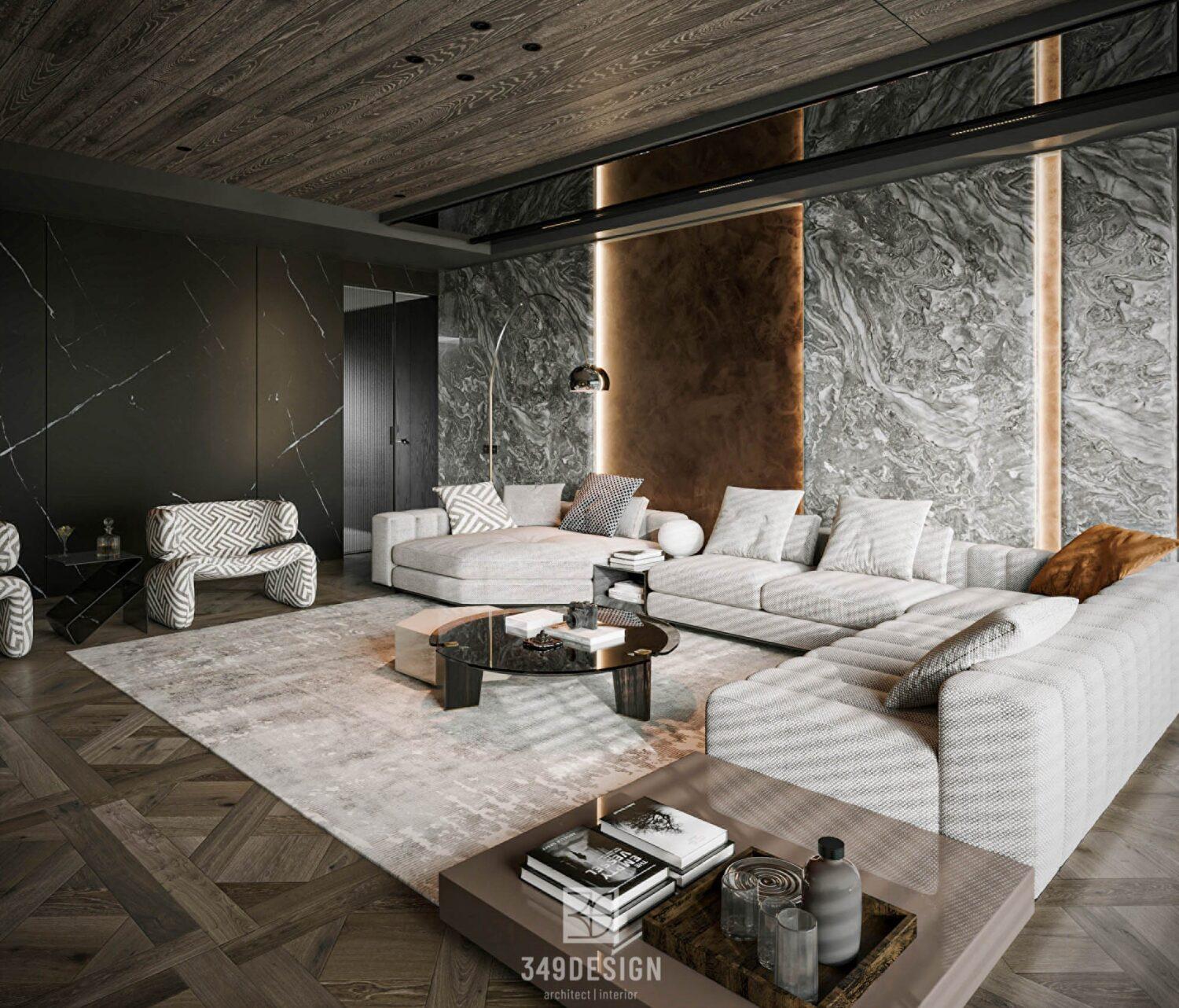 Living Room – Kitchen Interior