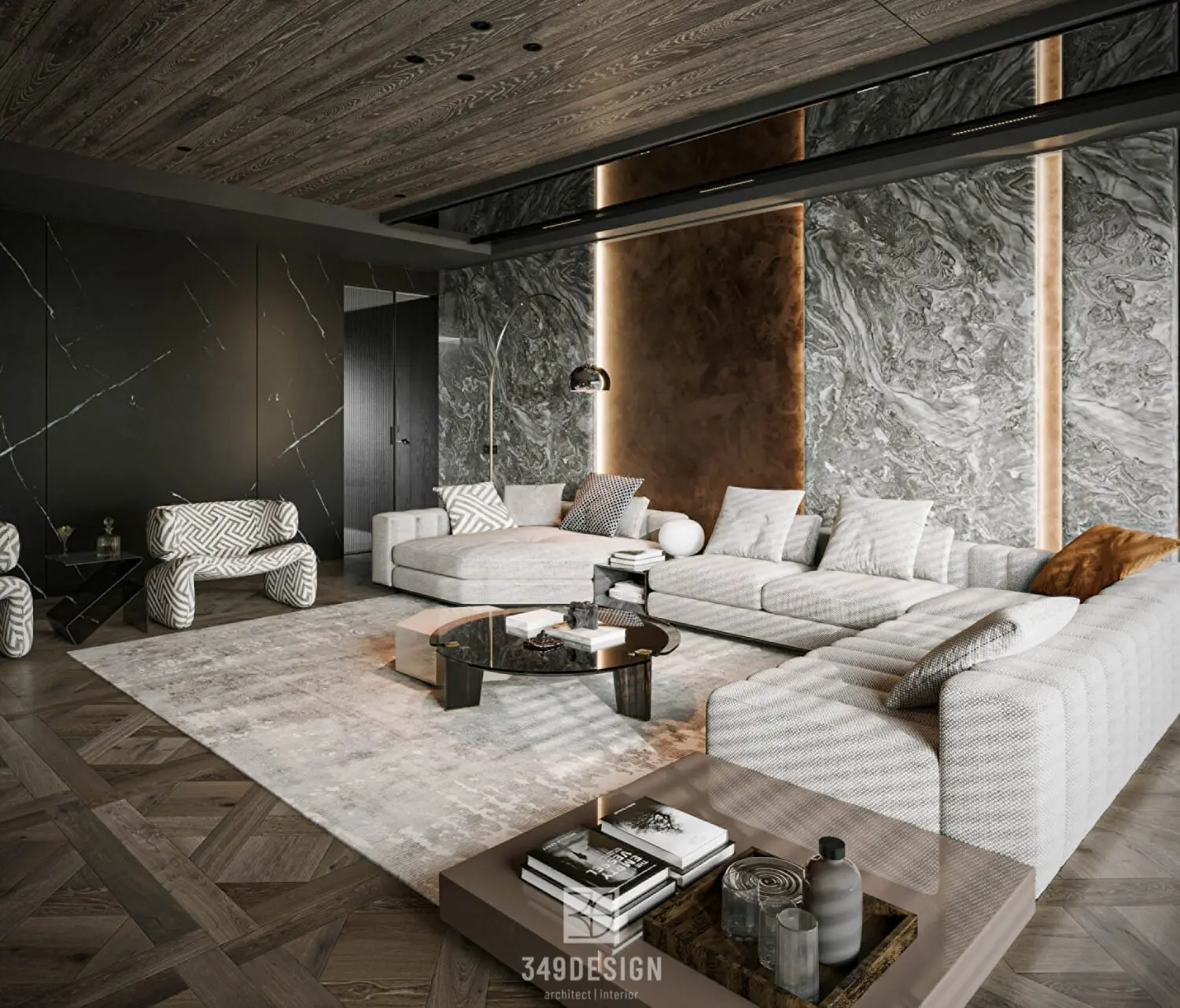 Living Room – Kitchen Interior