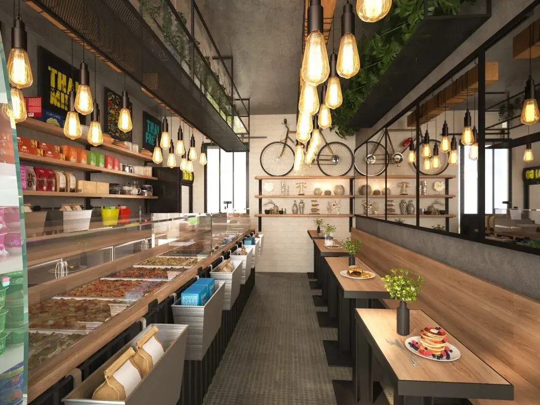 Interior Fast Food Scenes