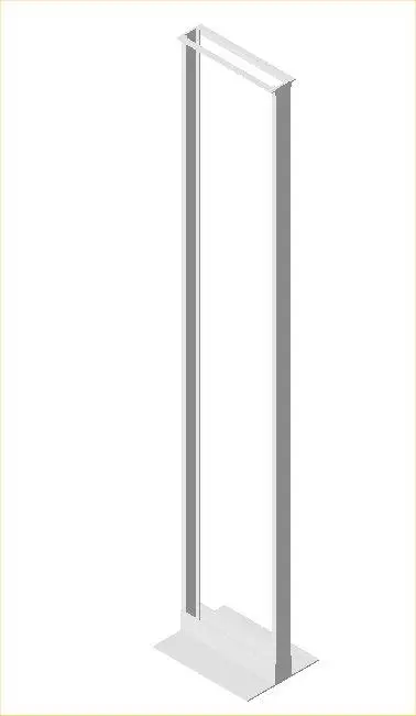 Chatsworth 2 Post Rack — preview 1, by Mike (RevitCity, CC0)