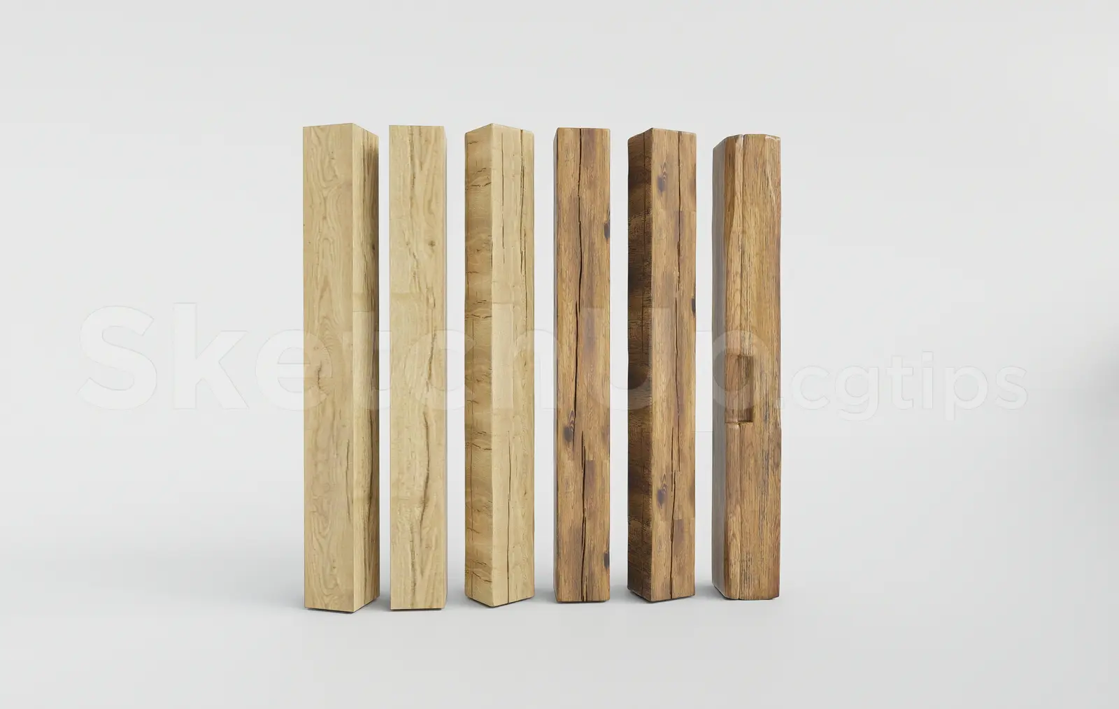 Rustic Wood Columns and Beams — preview 1 (cgtips, CC0)