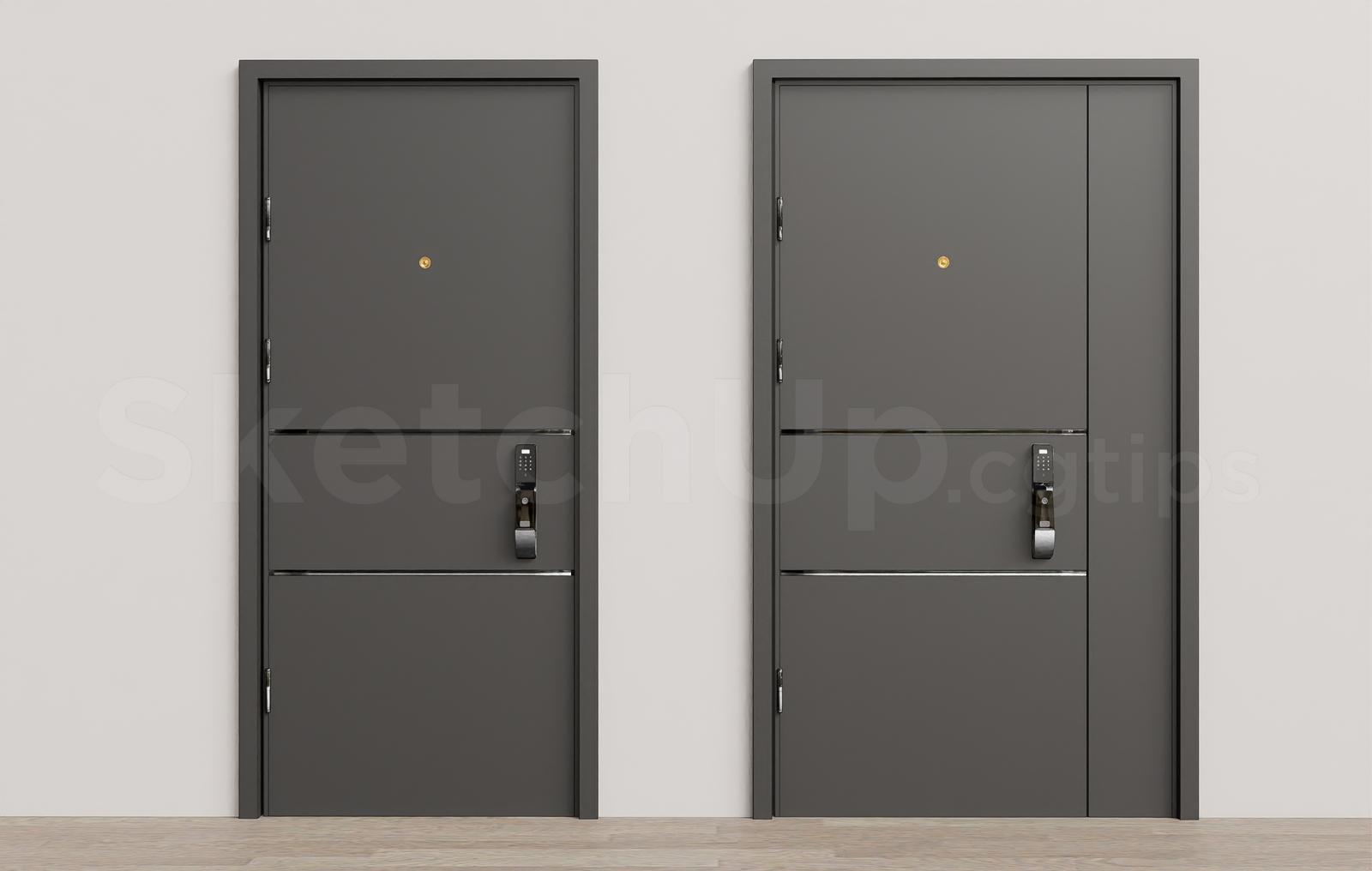 Modern Apartment Main Door