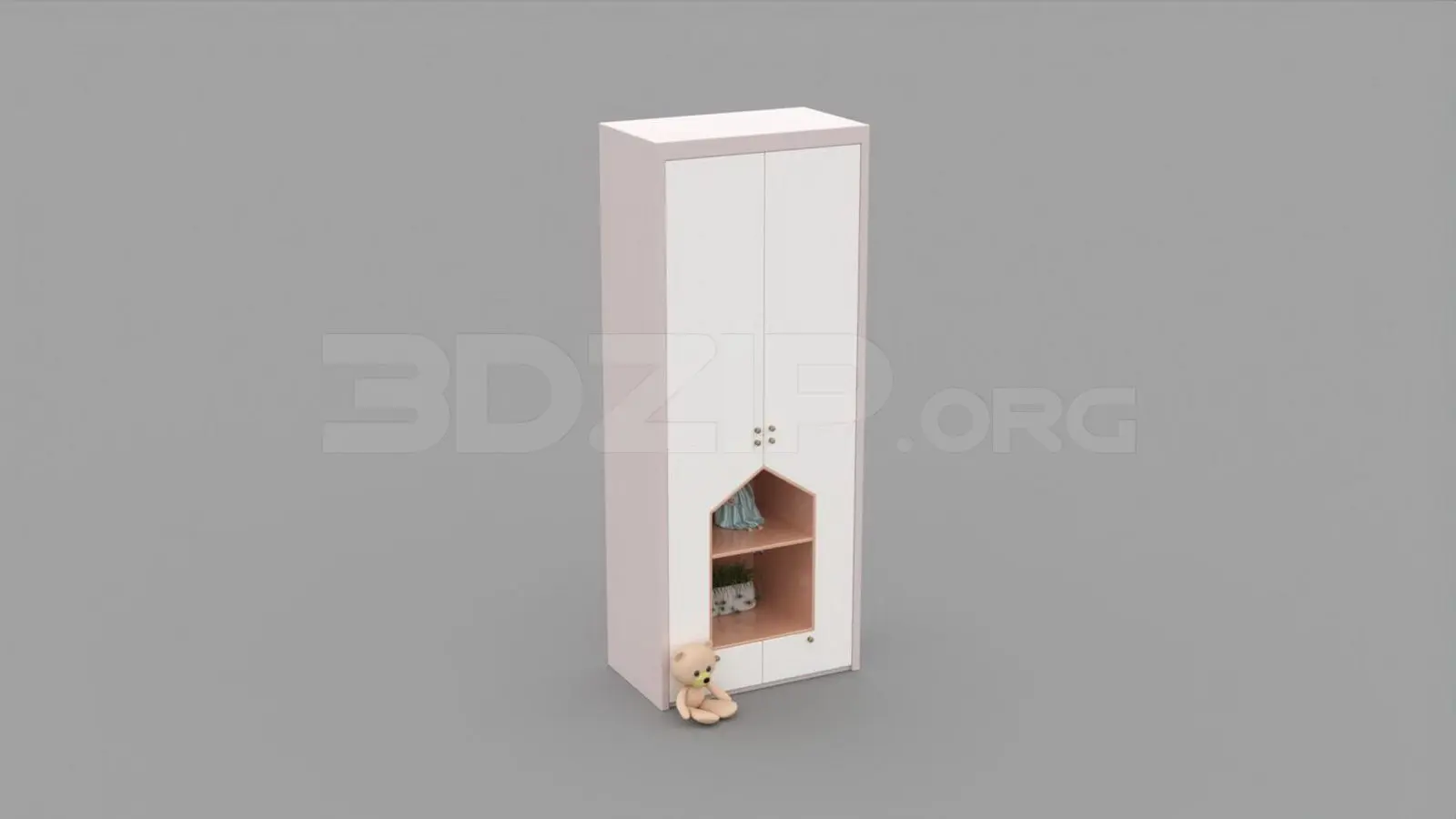 Wardrobe — preview 1, by Quang Hoa (3dzip, CC0)