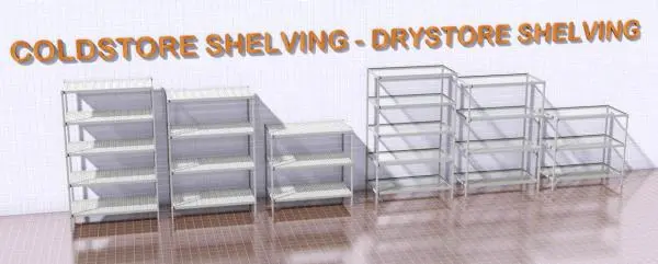 Shelving 4 Tier Coldstore