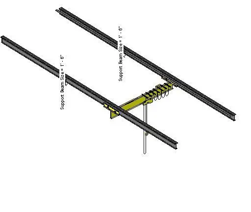 Adjustable Under-hung Bridge Crane
