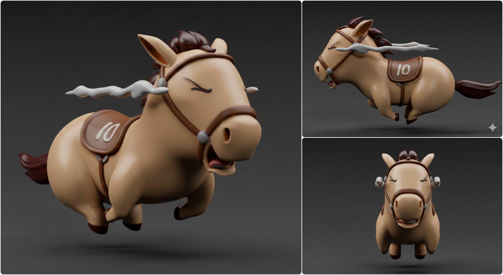 The Cute Horse