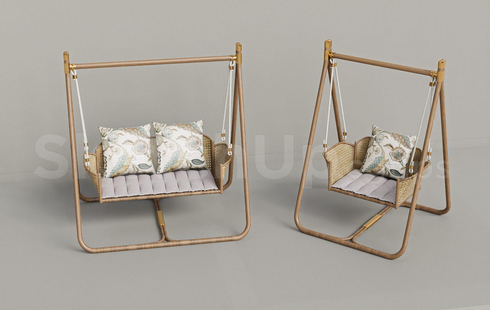 Wooden Outdoor Swing Chair