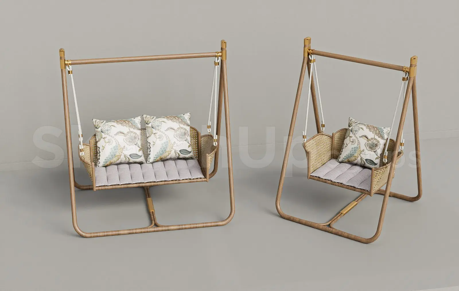 Wooden Outdoor Swing Chair