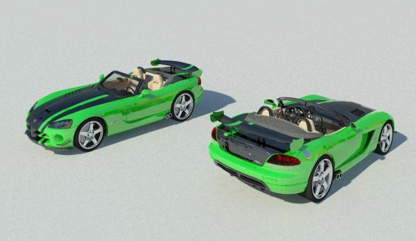 ACR - Dodge Viper Convertible - Car Automobile Vehicle