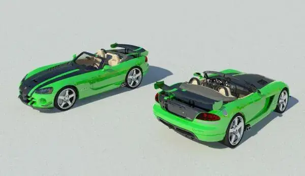ACR - Dodge Viper Convertible - Car Automobile Vehicle