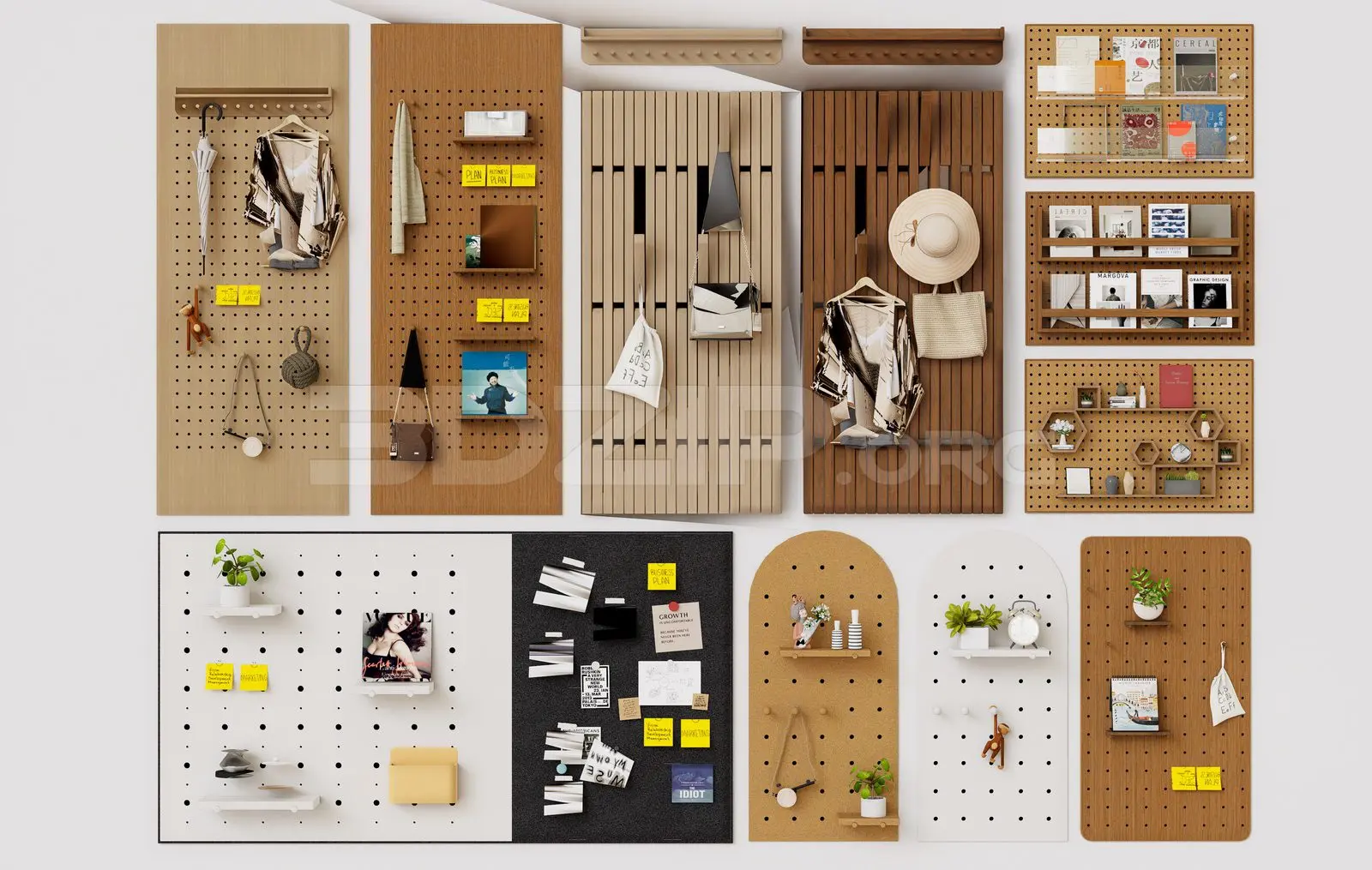 Display Boards and Decorative Shelves