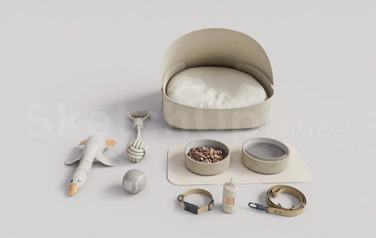 Pet Furniture and Accessories Set