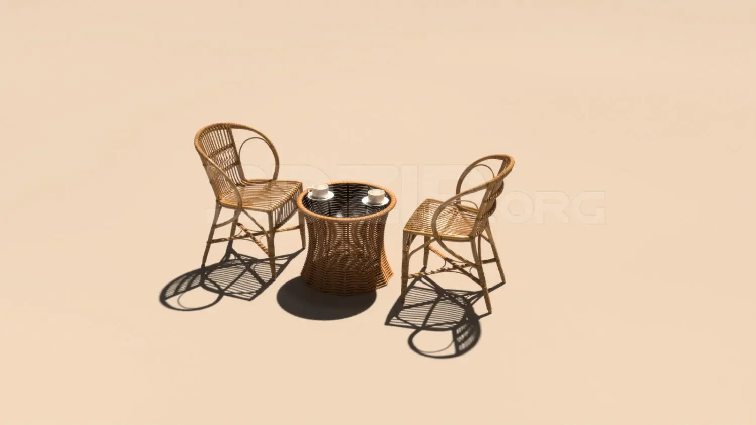 Table And Chair — preview 1 (3dzip, CC0)