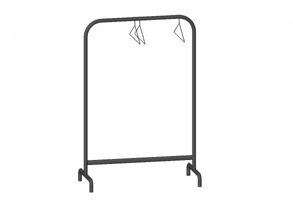 Ikea - Mulig Clothes Rack With Hangers