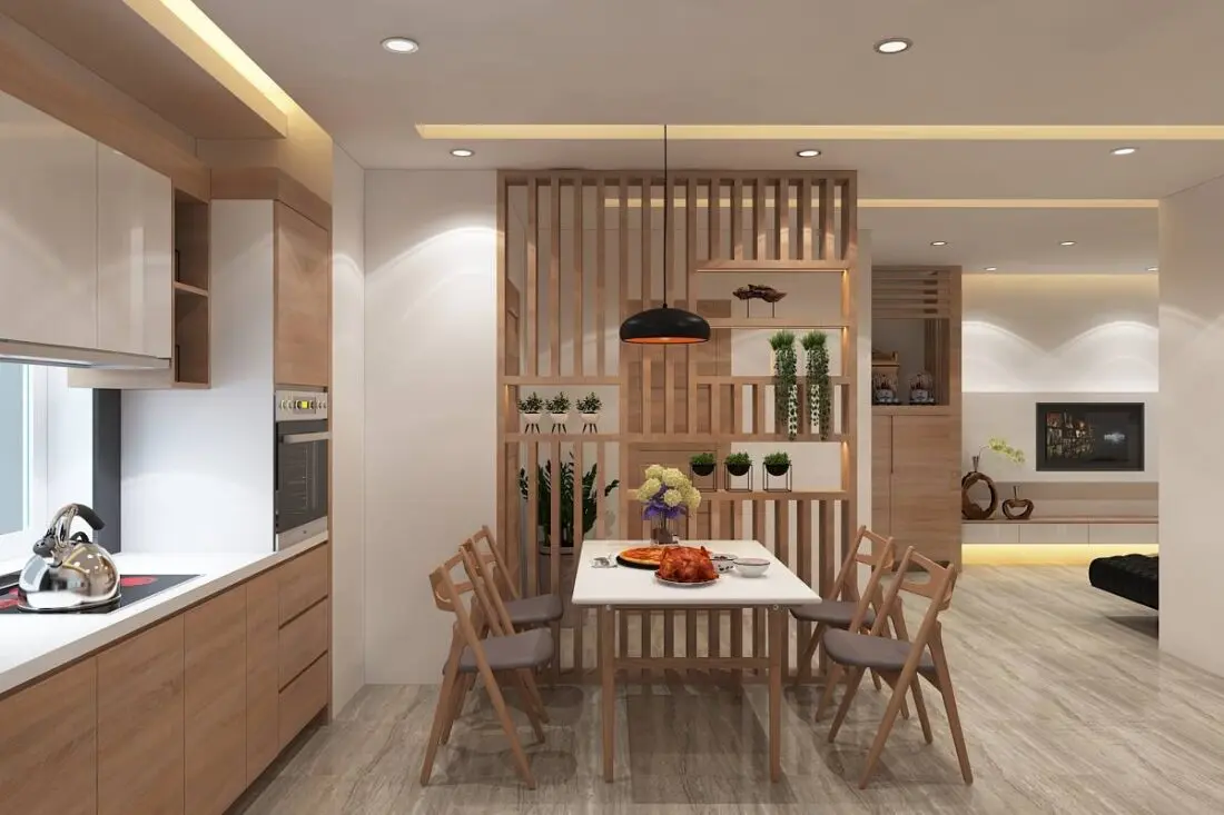 Interior Kitchen – Livingroom 250 Scene — preview 1, by Hoang Arc (3dzip, CC0)