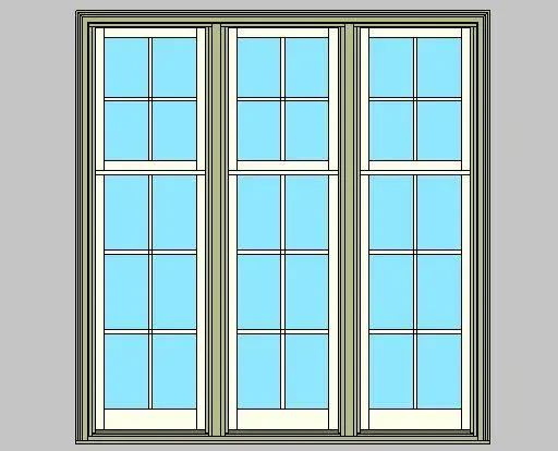 Kolbe Ultra Series Traditional Double Hung Cottage 3-Wide Units