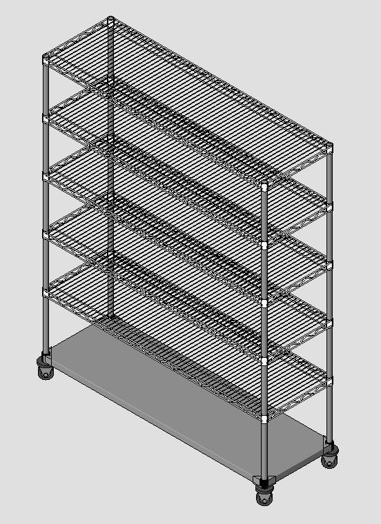 Mobile Lab Storage Shelf