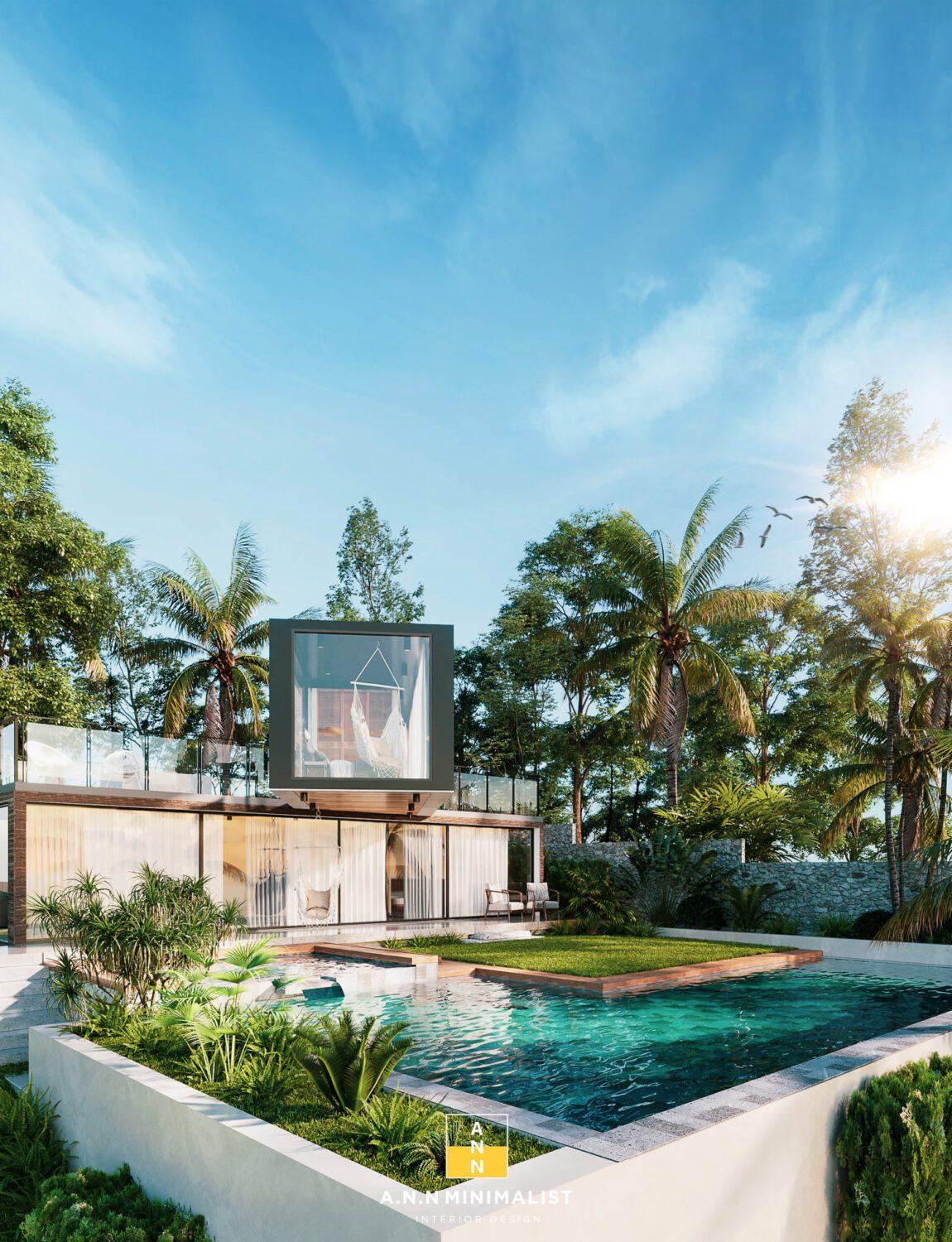 Interior Pool House