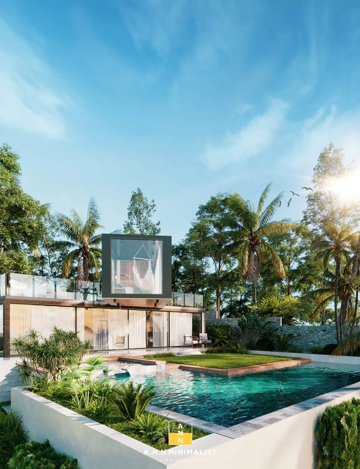 Interior Pool House