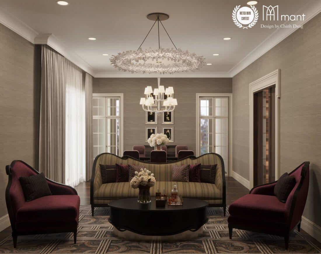 Interior Scenes Model Dining- Livingroom 20