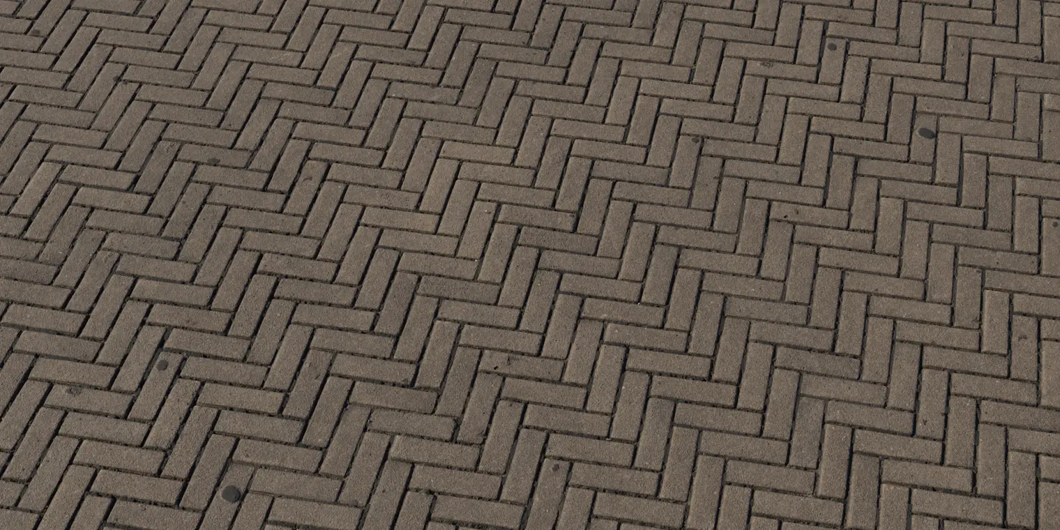 Herringbone Pavement