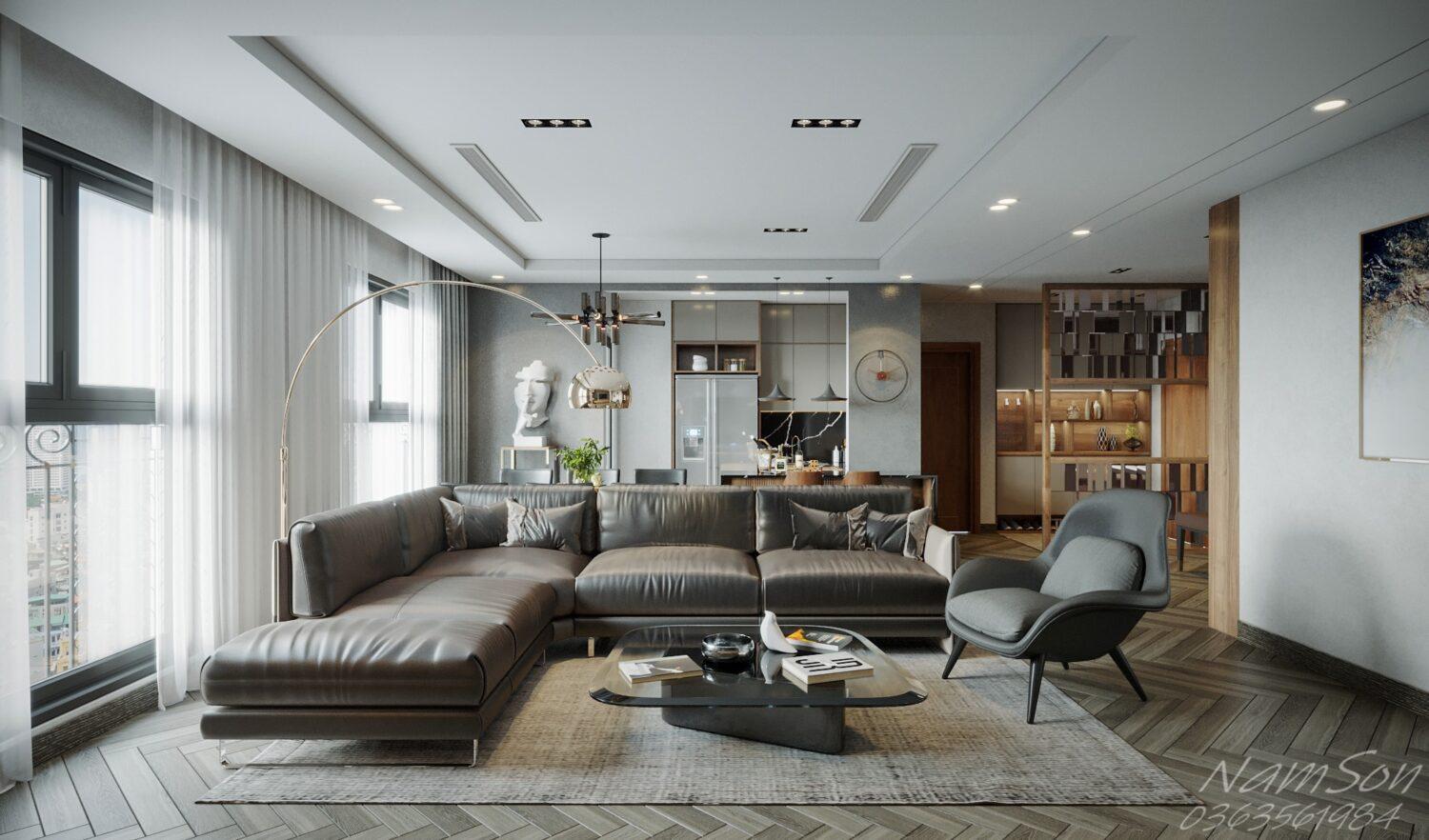 Interior Kitchen – Livingroom 298 Scene