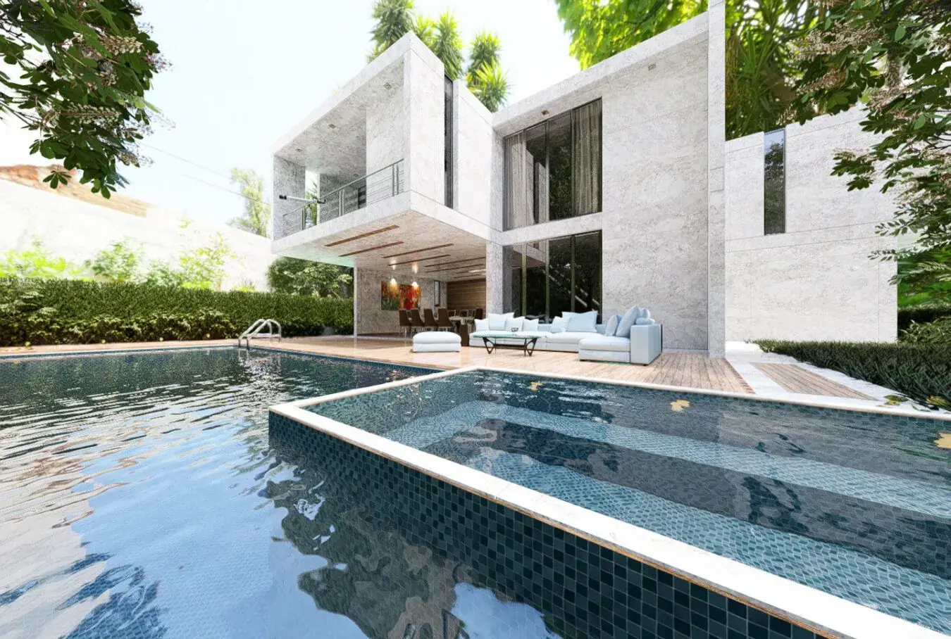 Pool House Exterior