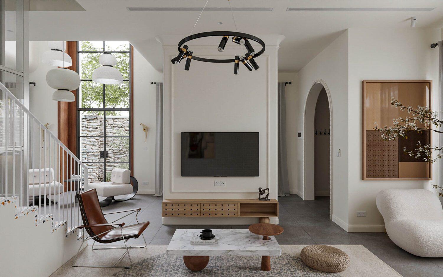 Interior Kitchen – Livingroom 305 Scene