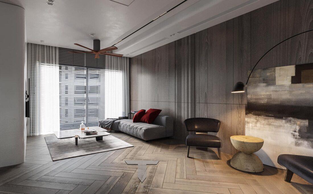 Interior Kitchen – Livingroom 262 Scene