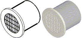 Horizontal Round Exhaust Terminal