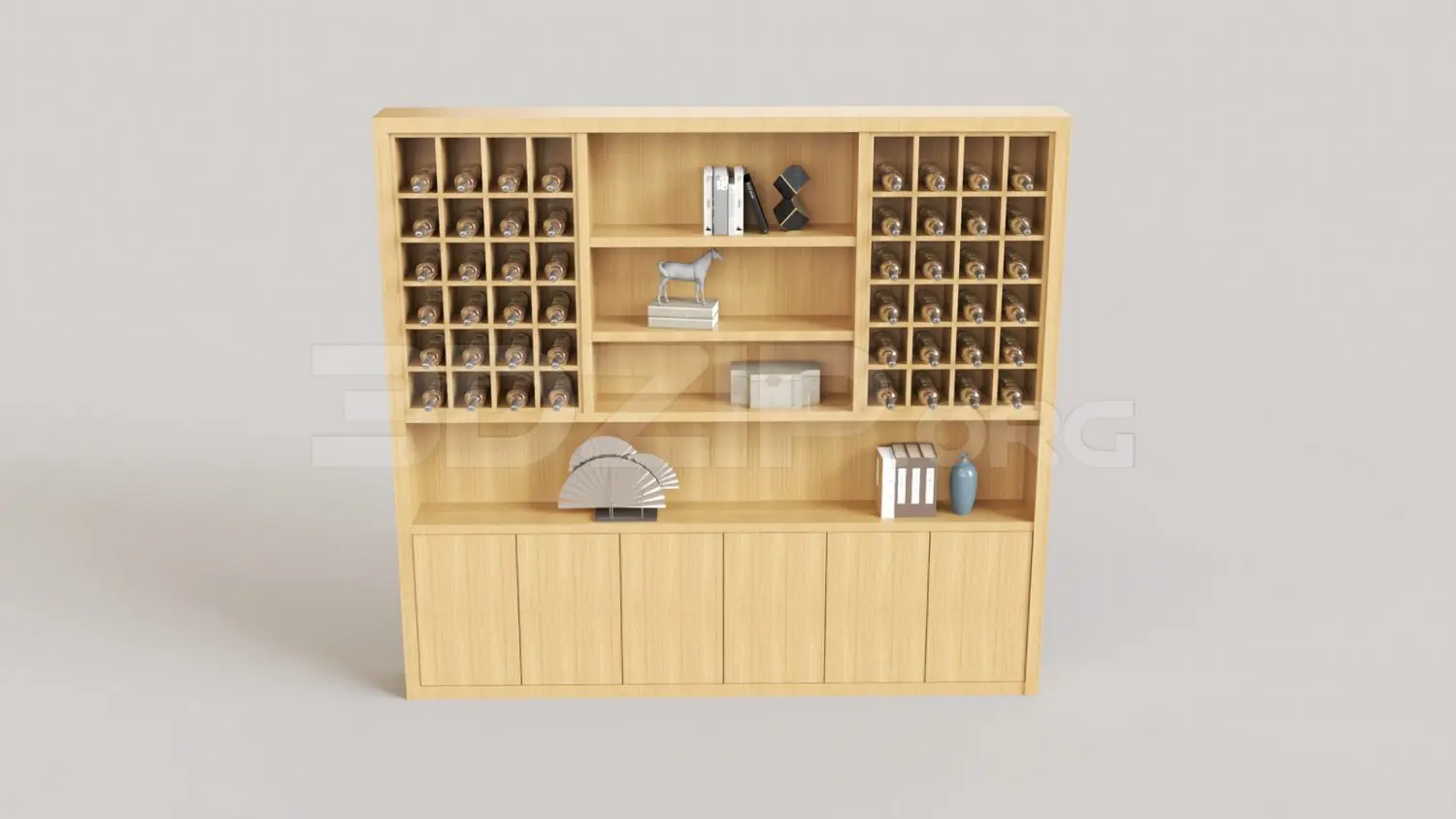 Wine Cabinet — preview 1 (3dzip)