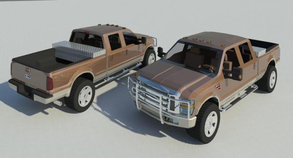 Ford F250 Crew Cab - Truck Pickup Automobile Vehicle