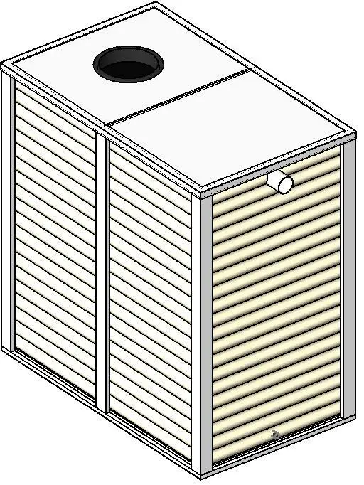 Tank UniqueModular 2Bay 2100 1300Litre