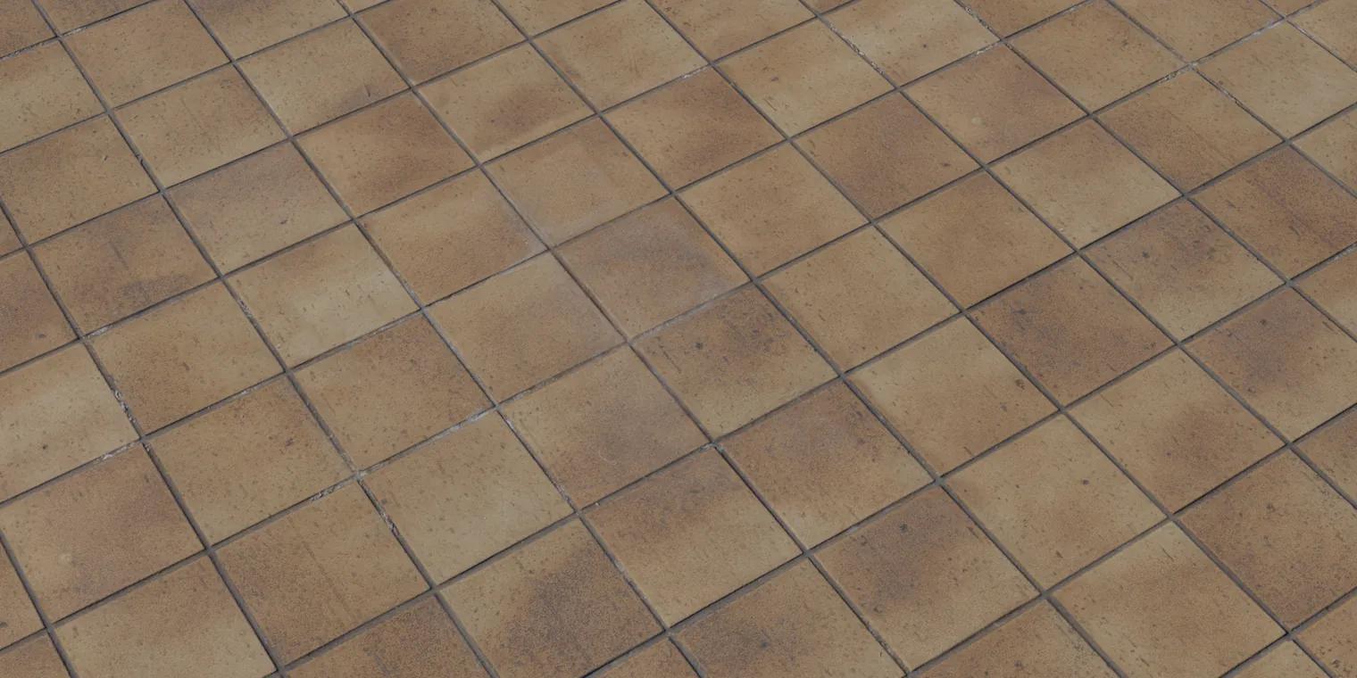 Brown Floor Tilles