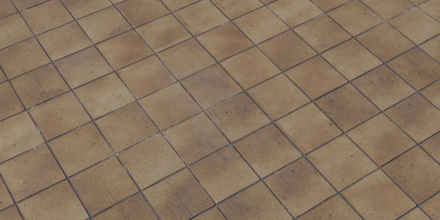 Brown Floor Tilles