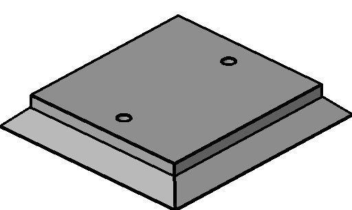 2 Bolt Base Plate