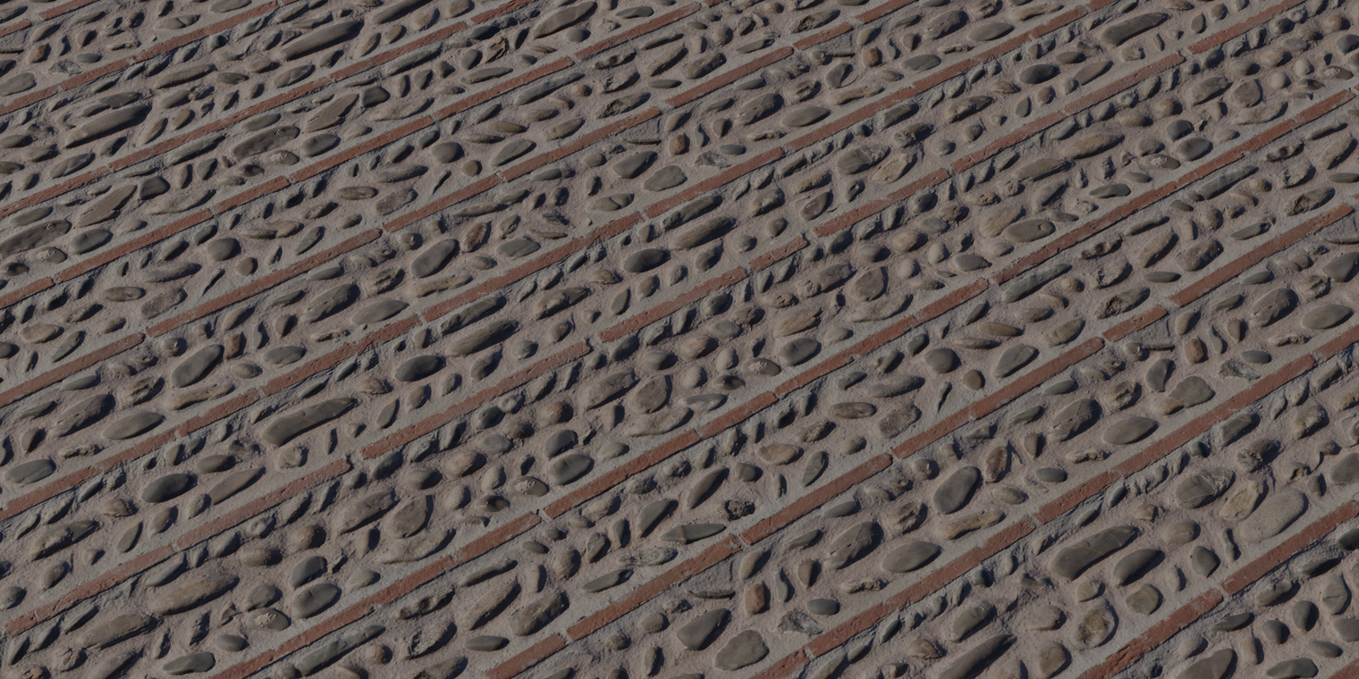 Patterned Brick Wall 2