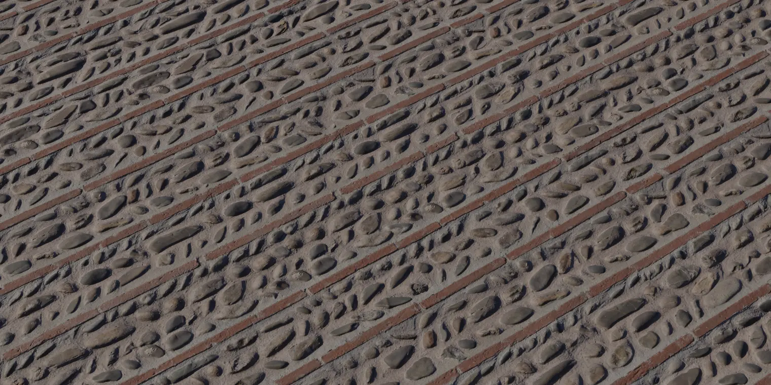 Patterned Brick Wall 2