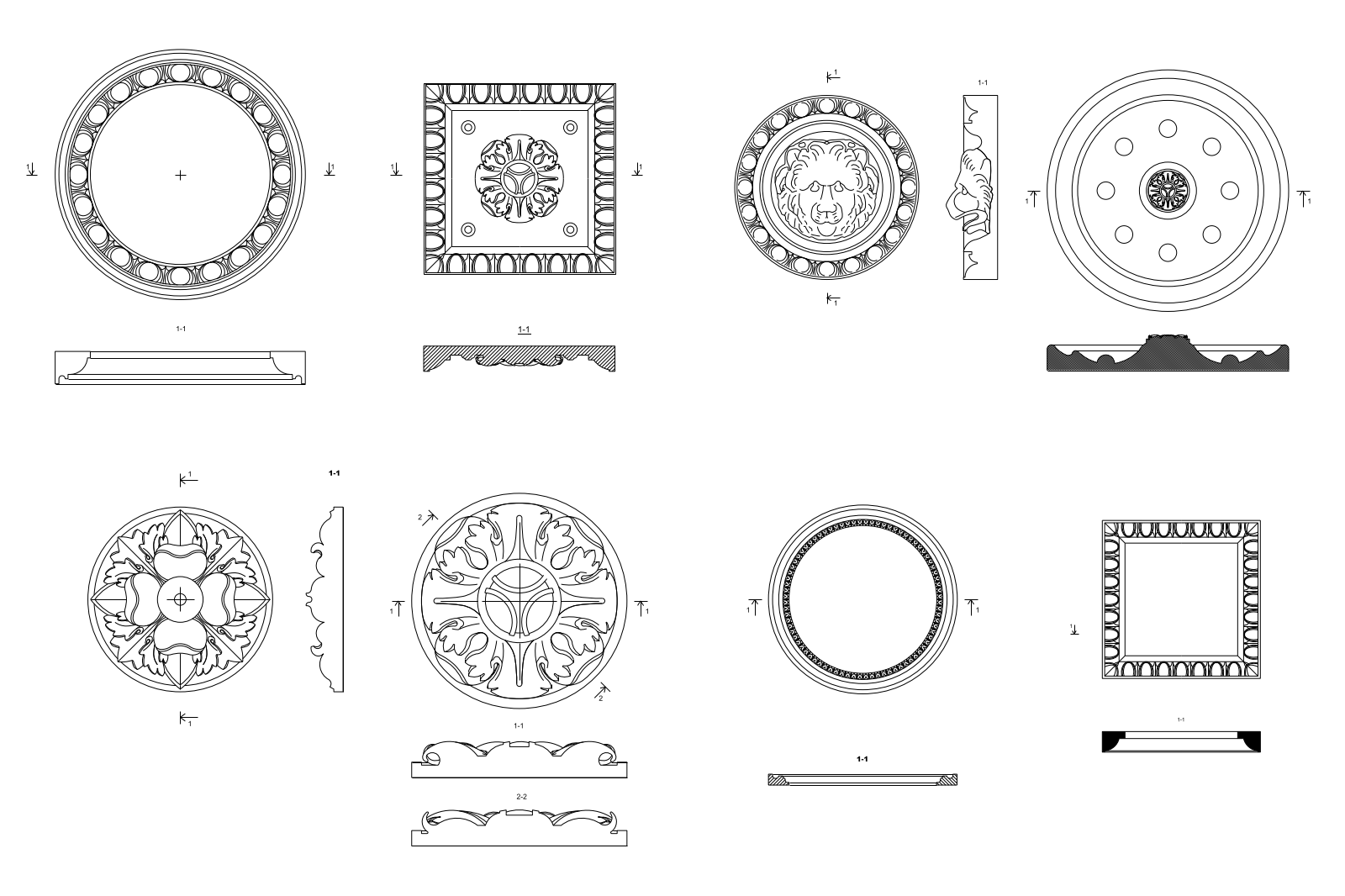 Decorative rosettes